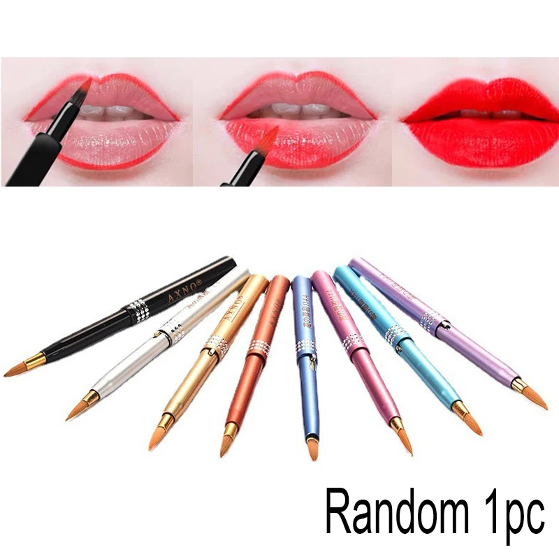 

Makeup Brushes Soft Head Plastic Handle Eye Shadow Lip Applicator Brush Tools Eye Shadow Brush Makeuo Tools Random 1pc