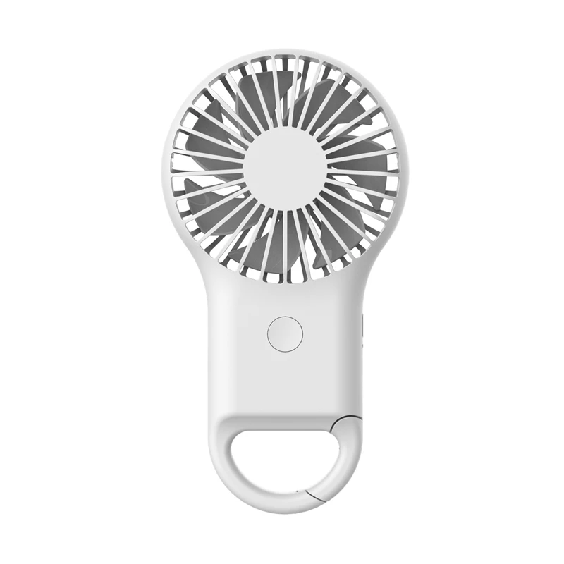 

Мини-вентилятор на батарейках с карабином и USB-портом