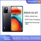 Смартфон глобальная версия POCO X3 GT, 8 ГБ, 128 ГБ256 ГБ, NFC, 1100 дюймов, 120 Гц, дисплей, 67 Вт, тройная камера 64 мп
