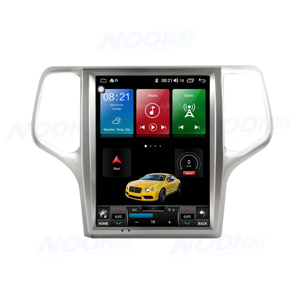 

Экран Tesla Android 11, интеллектуальная система для Jeep Grand Cherokee 2008-2013, автомобильное радио, мультимедийный плеер, GPS-навигация, Carplay