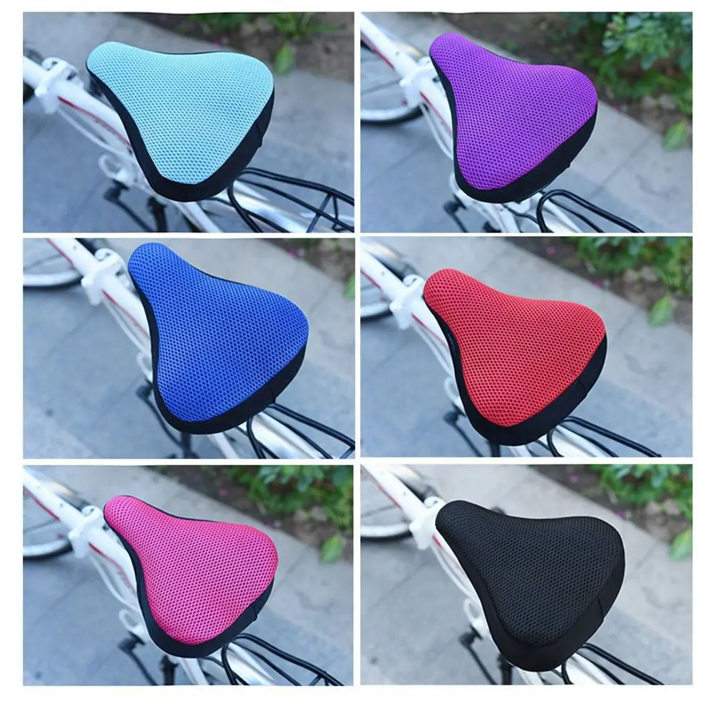 

Durable Bicycle Saddle Cover Honeycomb Design 3D Soft Cycling Cushion Comfortable Breathable Bike Cushion Cover