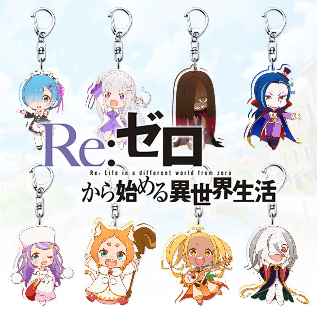 Брелки Re:ZERO -Life in Another World- Season3 из пластика | AliExpress