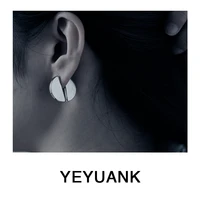 womens smooth earrings 585 platinum cut oval round earrings stud earrings wholesale
