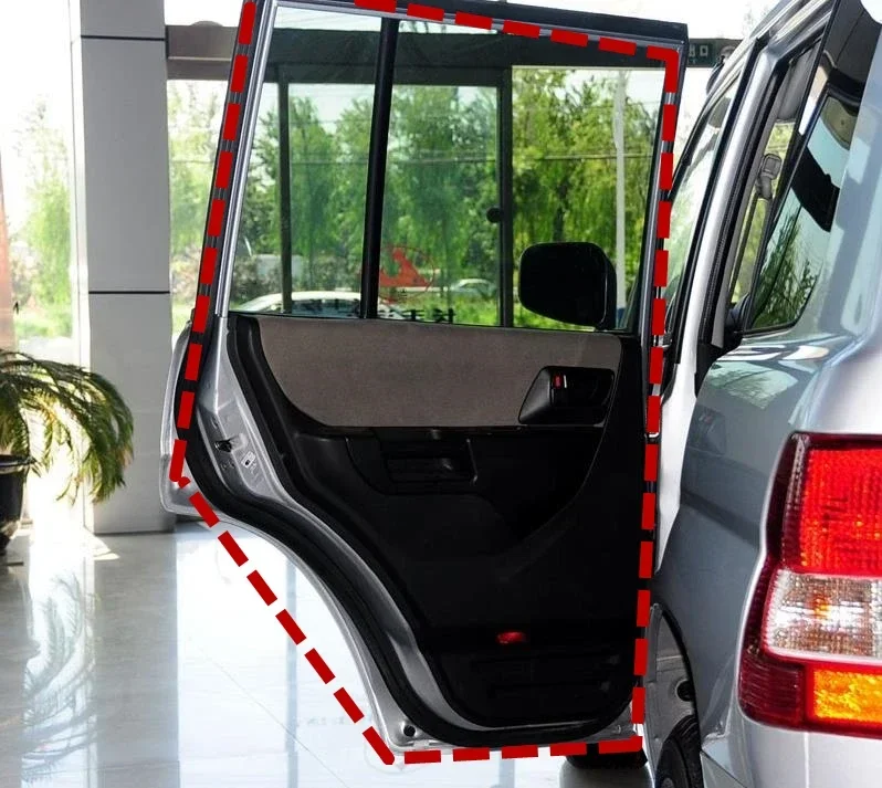 

1 шт., 5-дверный резиновый уплотнитель двери для Pajero Pinin H60 H70 MR 351386 Столб открывания двери для Montero Mini Out Rubber для Shogun IO