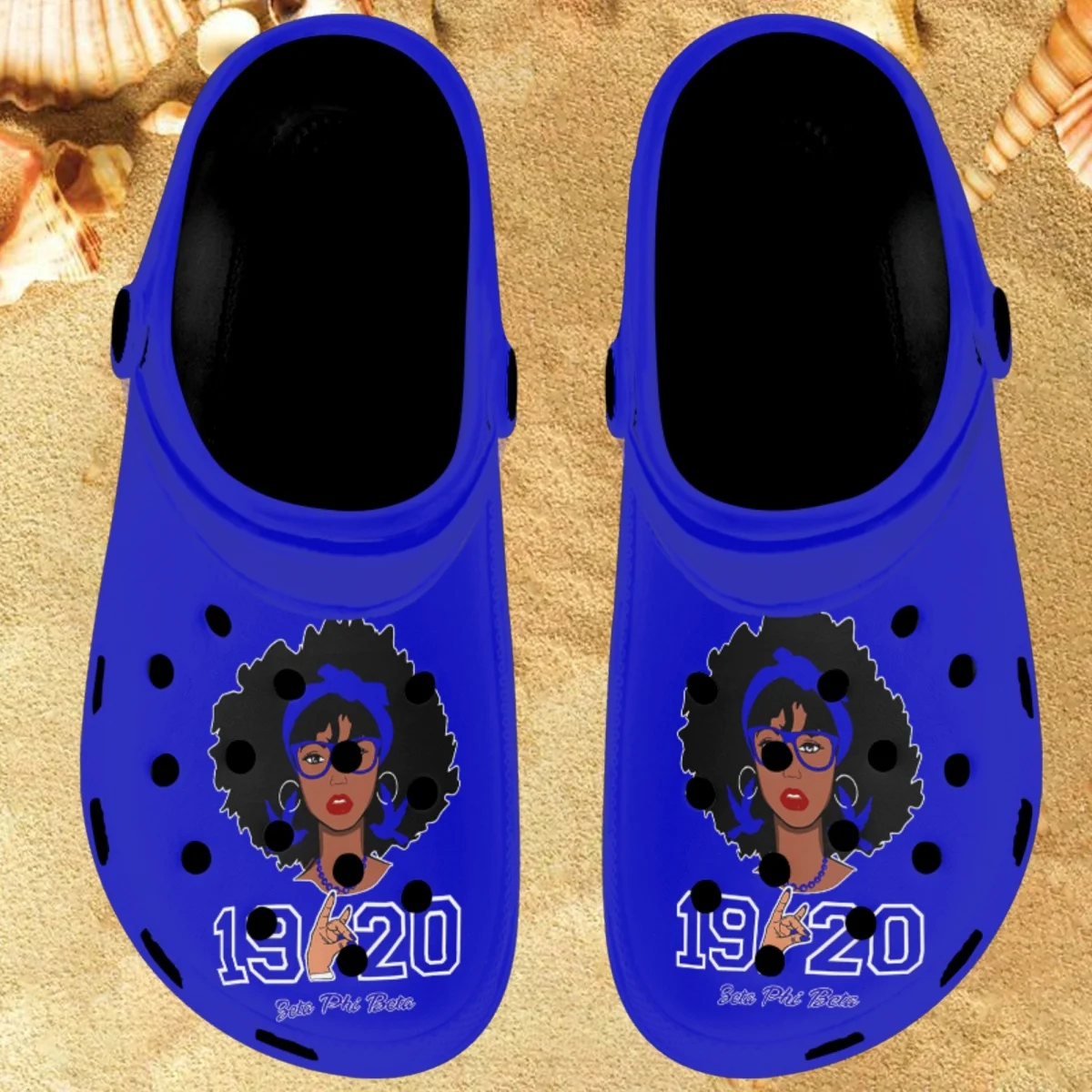 

Босоножки Nopersonality женские черные, летние сандалии в американском стиле, Повседневные тапочки-слайды с принтом, Zeta Phi Beta