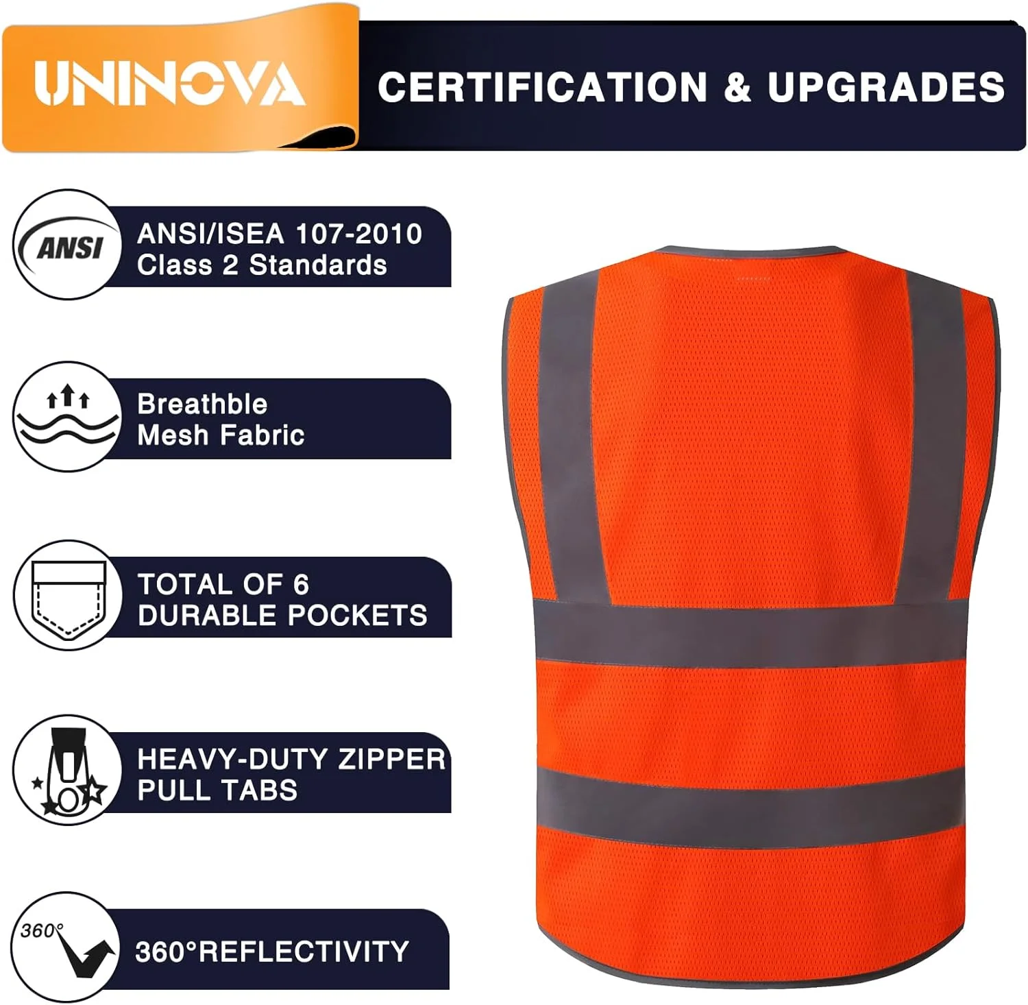 Защитный жилет повышенной видимости с несколькими карманами. Дышащая спецодежда