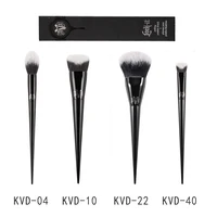 kvd 4 pcs set blush highlighter foundation powder concealer large synthetic hair portable makeup brushes beauty cosmetics tools