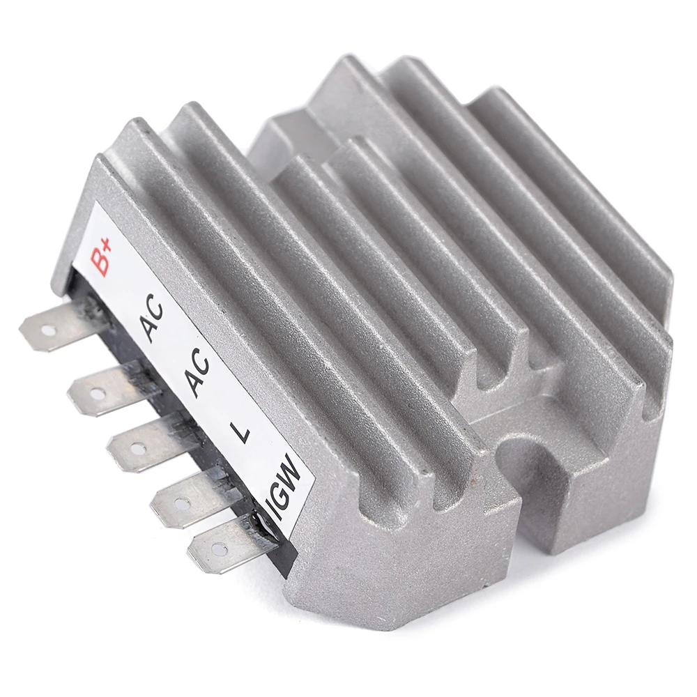 

Rectifier Regulator for John Deere Tractor 330 322 332 670 770 870 970 1070 F915 5 MALE TERMINALS B+-AC-AC-L-IGW AM101406