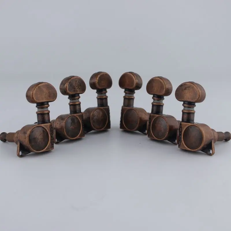 

1 Set 3R3L Guitar Machine Heads Small handle Tuners Bronze