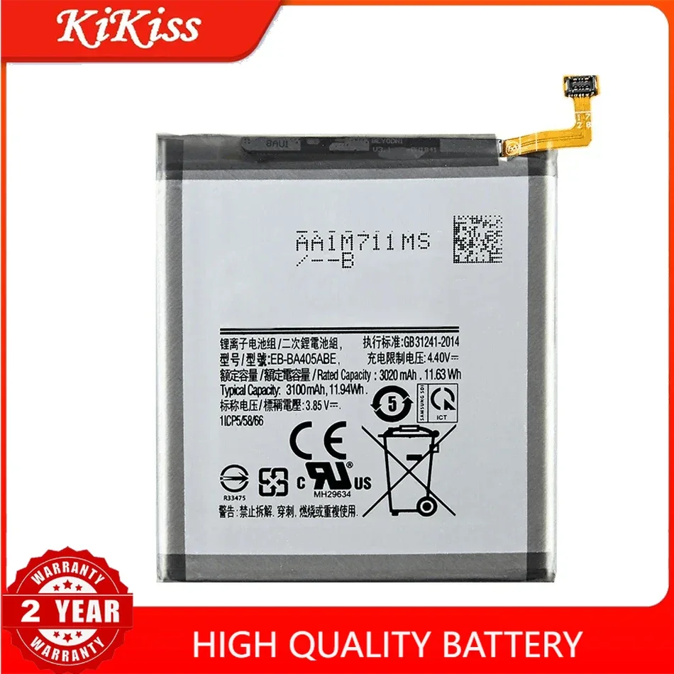 EB-BA405ABE EB-BA405ABU 3100mAh аккумулятор для SAMSUNG Galaxy A40 2019 SM-A405FM/DS A405FN/DS GH82-19582A Bateria