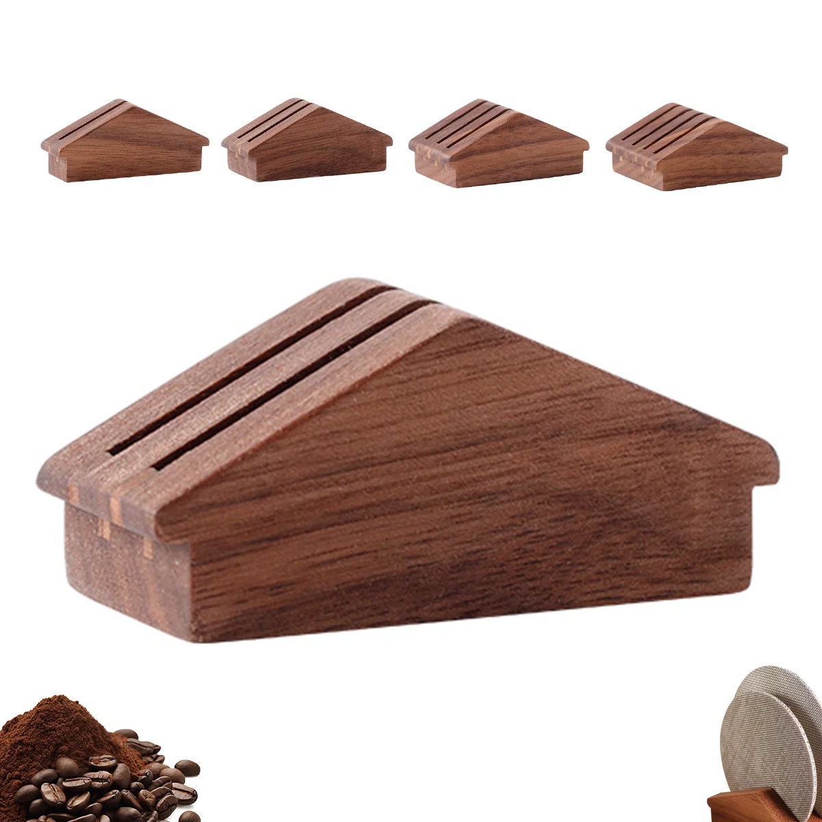 Многоразовый деревянный держатель фильтра для кофе бренда Espresso Leeseph подходит