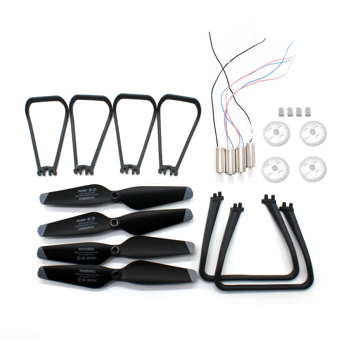 

4DRC V14 RC Quadcopter Drone Spare Parts 4D-V14 Propeller Blade Landing Skid Guard Motor Engines