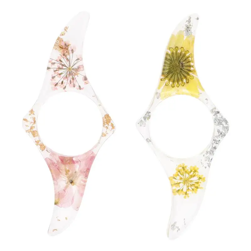 

2 шт., прозрачный держатель для чтения большого пальца (случайный цвет)