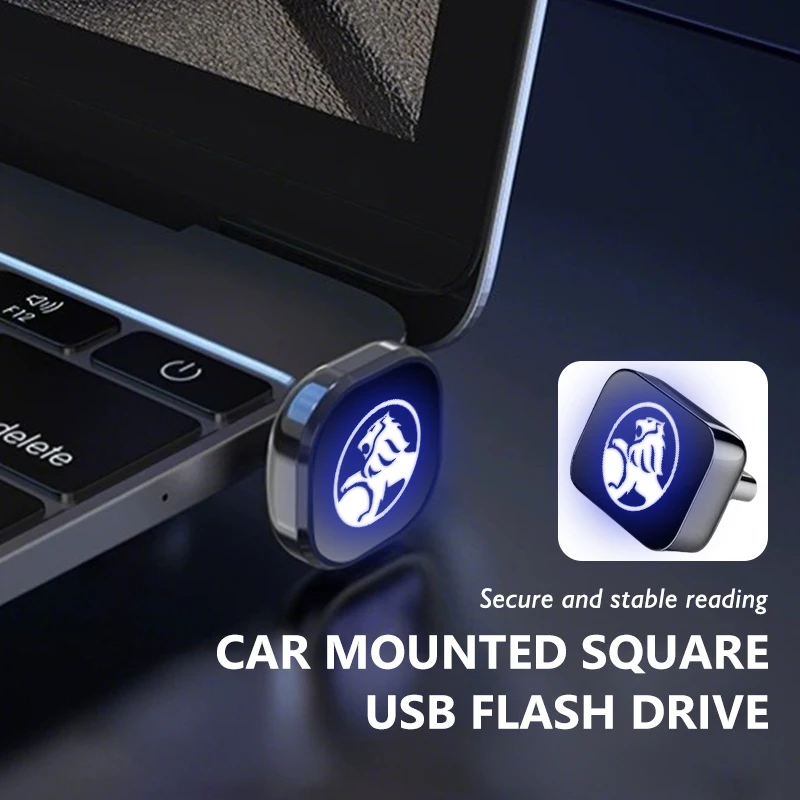 Фото Портативный USB-накопитель для приборной панели автомобиля, 32 ГБ/64 ГБ, квадратный, для Holden Colorado 7 2012-2023, Astra, Commodore, Cruze, VT, VX, VU №1