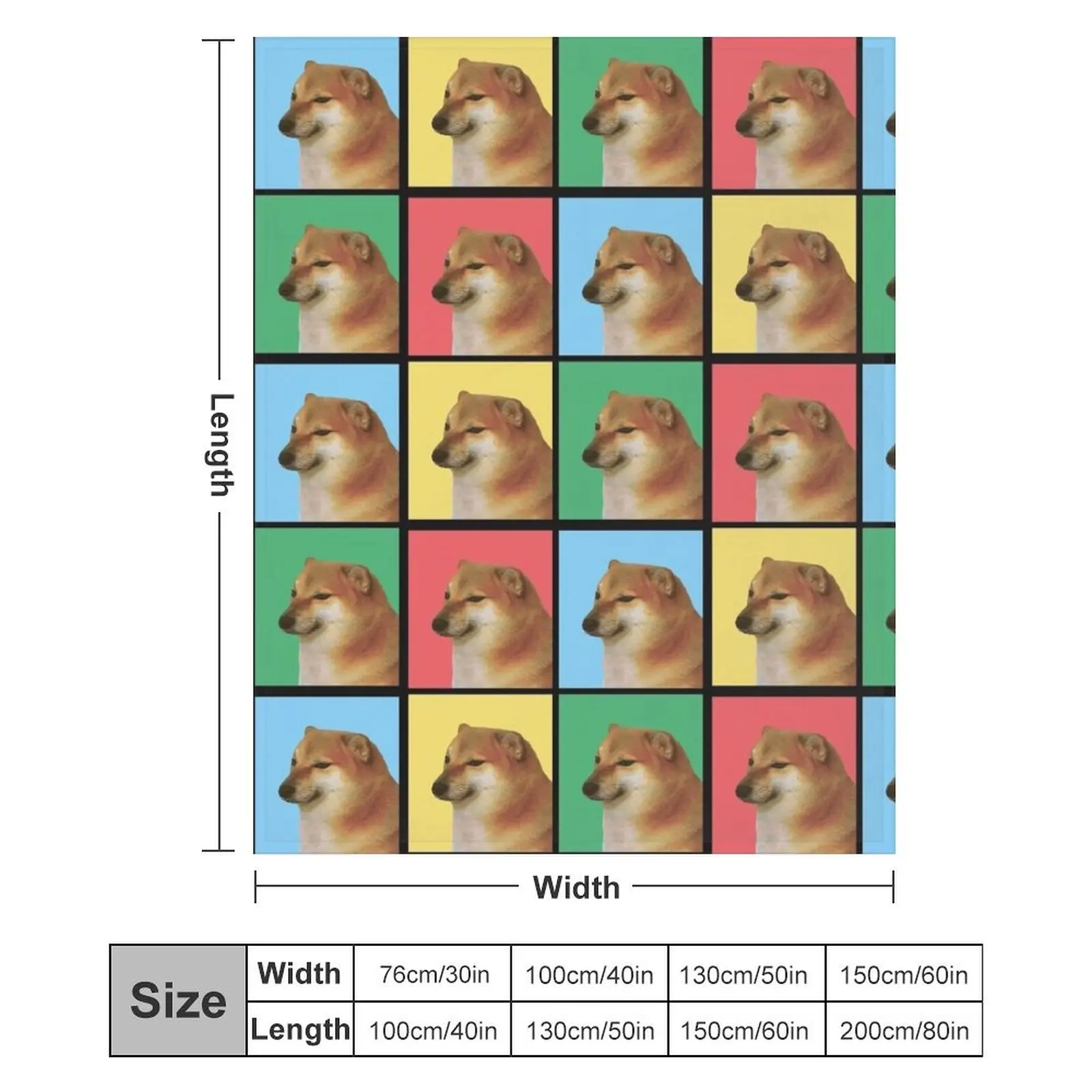 Новое одеяло Cheems - Doge Cover милое для дивана пушистые одеяла и пледы