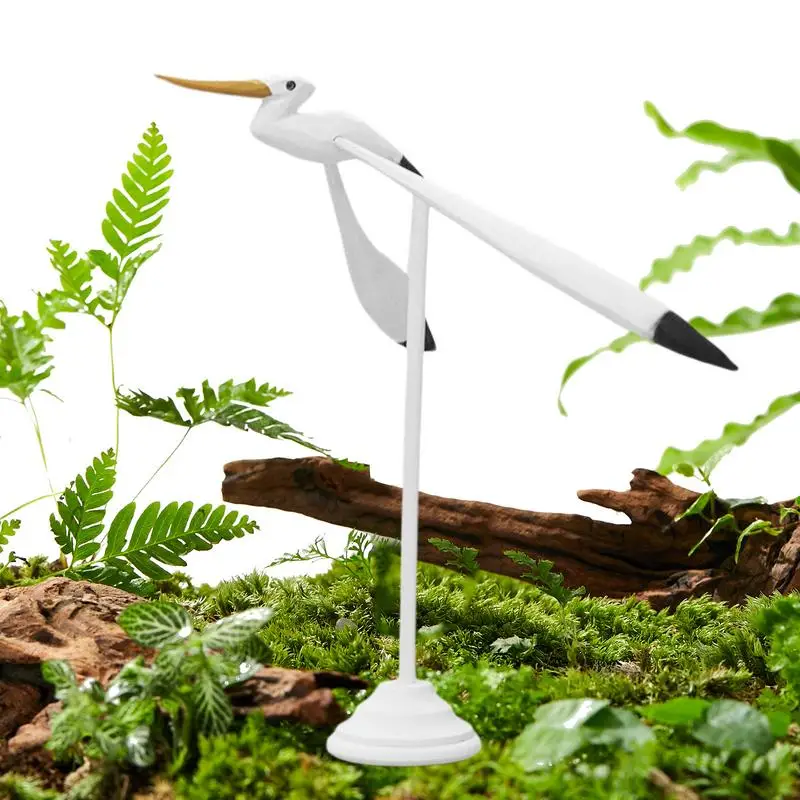 Кинетические настольные игрушки уникальная фигурка белой птицы креативный