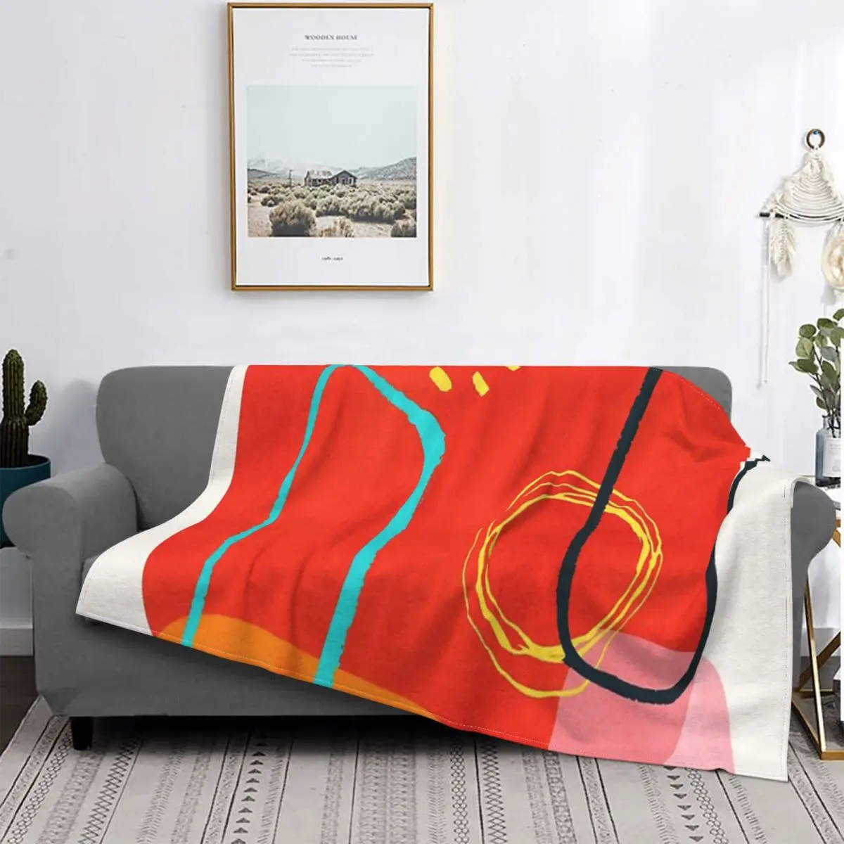 

Ferra-Manta a cuadros para cama, cobertor para cama