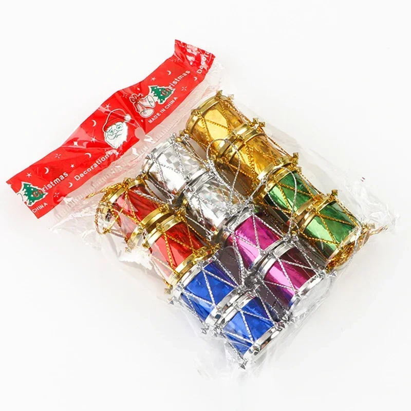 

Мини-барабаны Рождественские украшения пластиковые