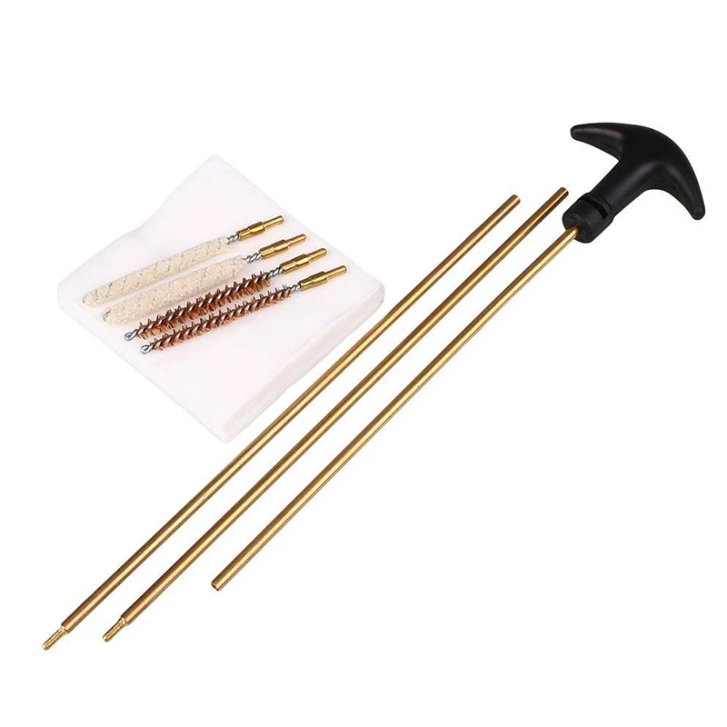 

Tactical Barrel Cleaning Kit 177&.22 4.5/5.5MM Rifle Pistol Airgun Brush Gun Rod Cleaner Hunting Handgun Cleaning Tool Set