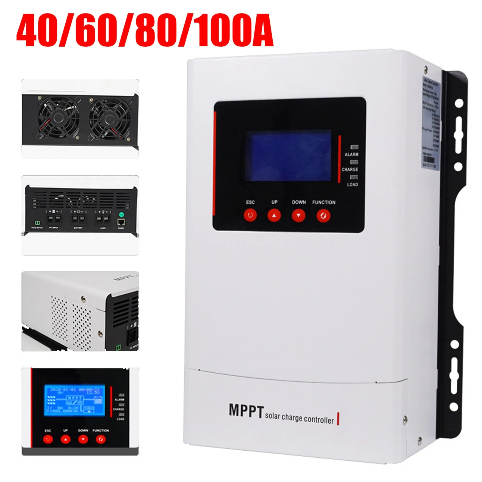 

Wifi MPPT Solar Controller Photovoltaic Power Generation Intelligent High Conversion High Efficiency APP New 40A 60A 800A 100A