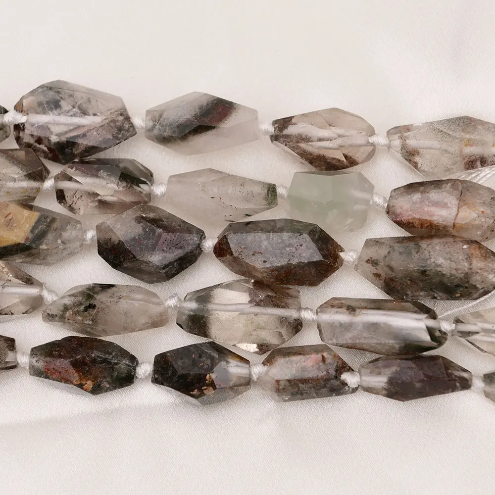 AIPIAODEGUAIGUAI Зеленый призрачный кварц бусины овальные