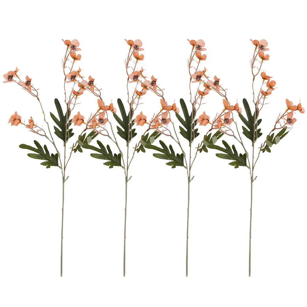 Поддельные цветы вишни гирлянды украшения искусственные растения пластиковые