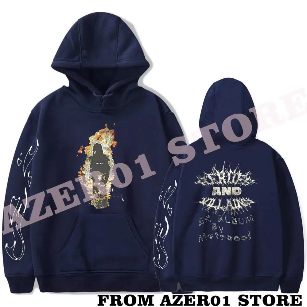 Фото Толстовка Metro Boomin FLAME H & V Merch, зимние мужские/женские толстовки с капюшоном, милая уличная одежда, толстовка с длинным рукавом для прогулок №4
