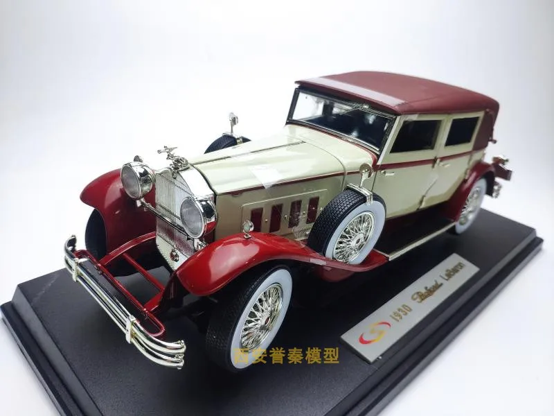 Signature 1:18 1930 PACKAID LEBARON Vintage Car Simulation Alloy Fully Open Static Car Model Ornament Toy Gift