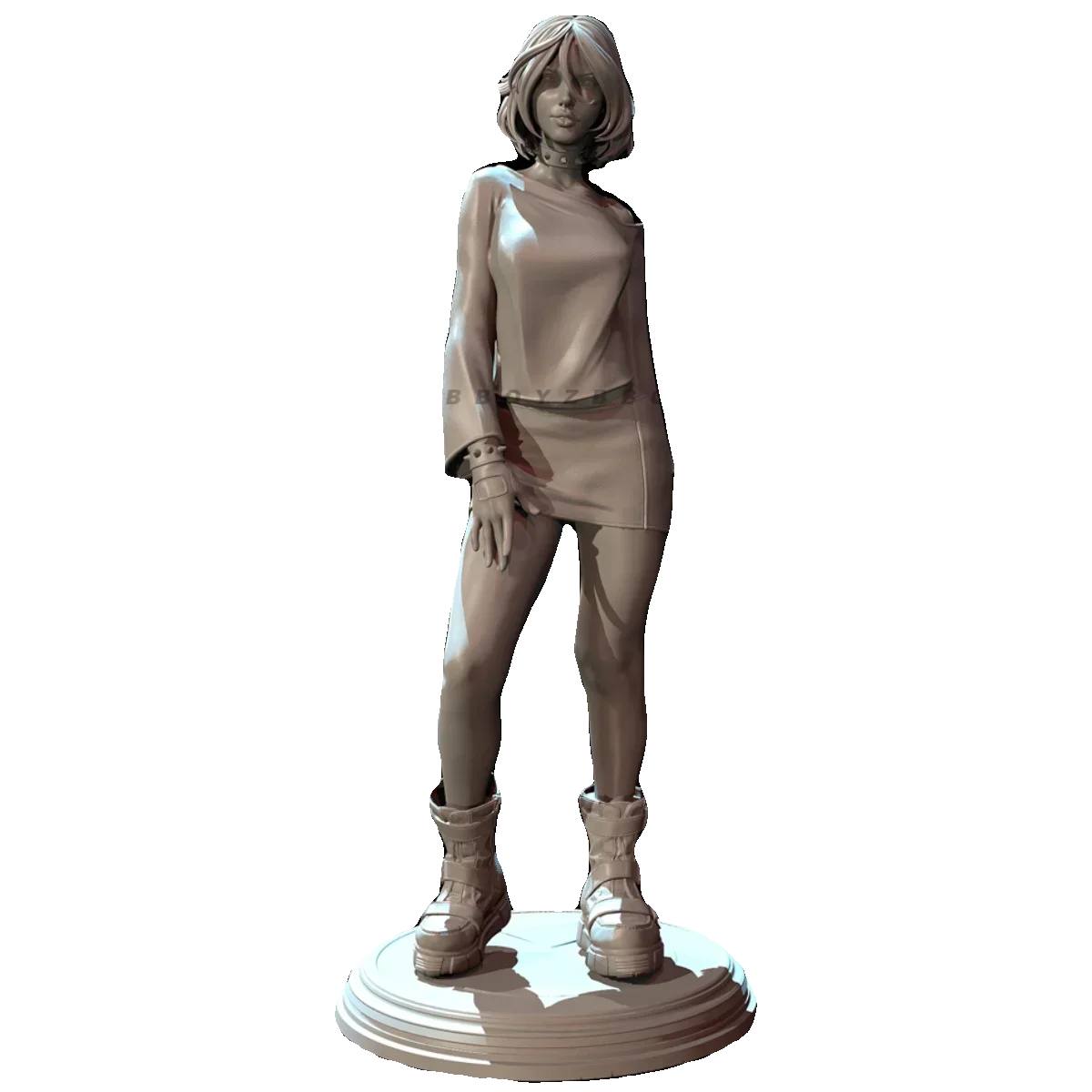 50 мм 75 наборы моделей из смолы красота бесцветные и самособранные (3D печать)