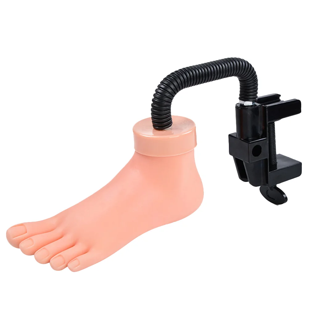 

Foot Nail Fake Practice Model Mannequin Training Display Manicure Manikin Feet Pedicure Tool Salon Silicone Hands Movable