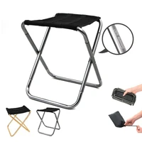 outdoor folding stool chair 600d oxford cloth portable folding camping picnic fishing chair with storage bag outdoor furniture