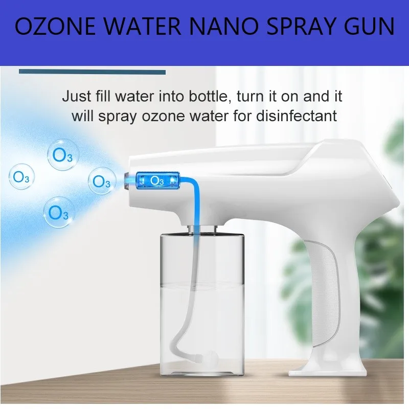 Озоновый нано-распылитель воды Type-c паровой очиститель воздуха УФ-синий