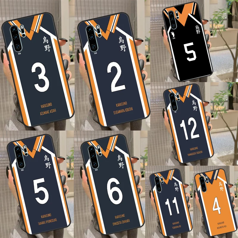 Haikyuu! Чехол Karasuno для Huawei Nova 11i 8i 7i 3i Y70 Y90 Y60 Y61 5T 9 10 SE P Smart Z P30 P40 Lite P60 Pro