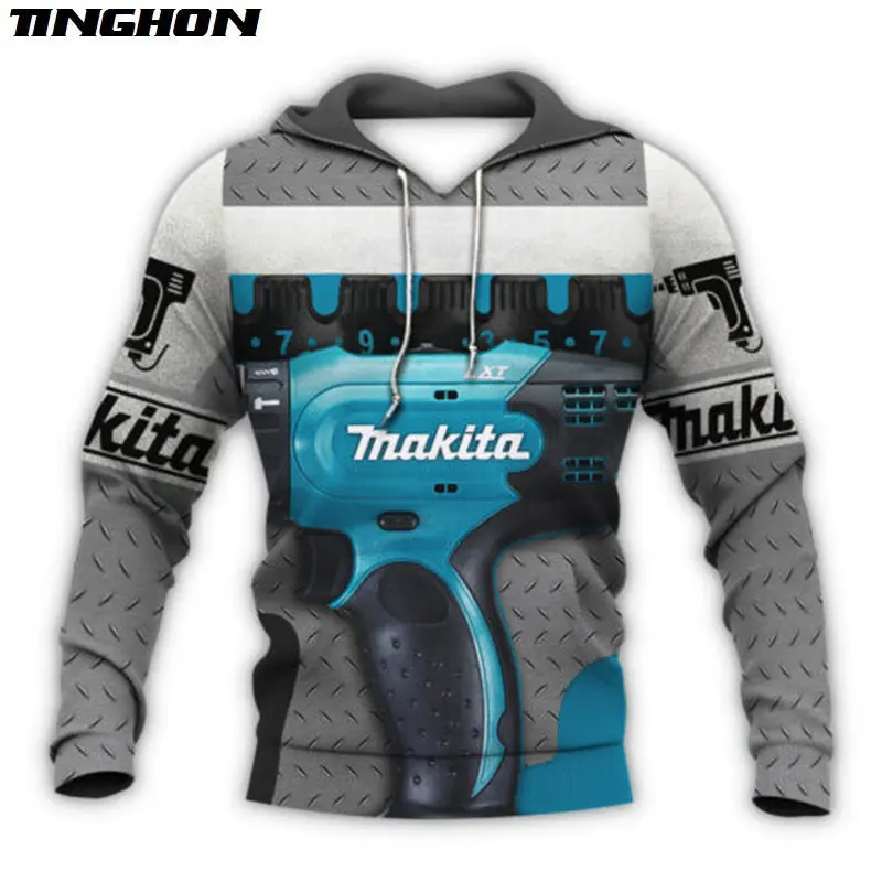 

Толстовка мужская с капюшоном и 3D-принтом, на молнии