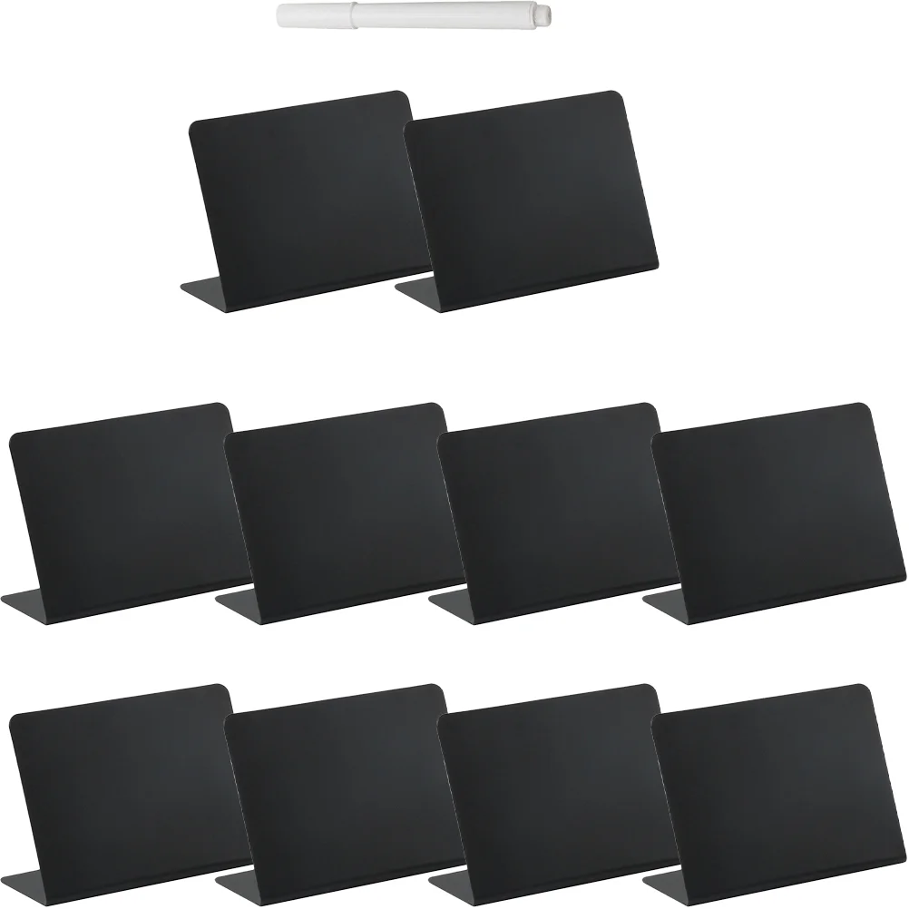 

Mini Chalkboard Rewritable Small Blackboard Standing Message Kitchen Notes Sign Tabletop Memo Pvc Signs