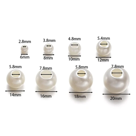 Акриловые бусины YouYoungDifferent 6-20 мм