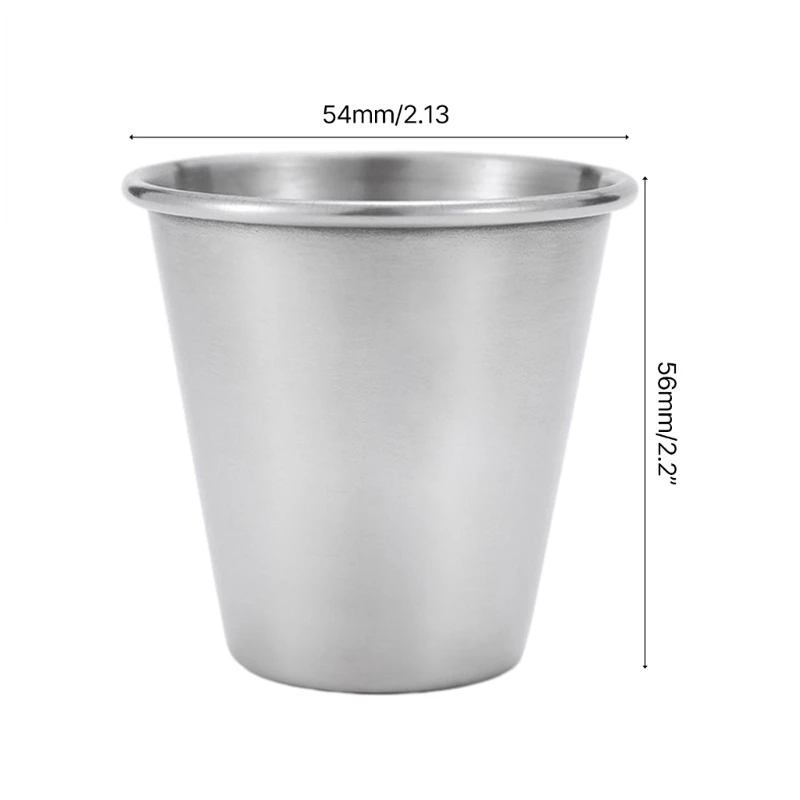 Кофейные кружки из нержавеющей стали на 80 мл с сумкой офисные чашки для воды