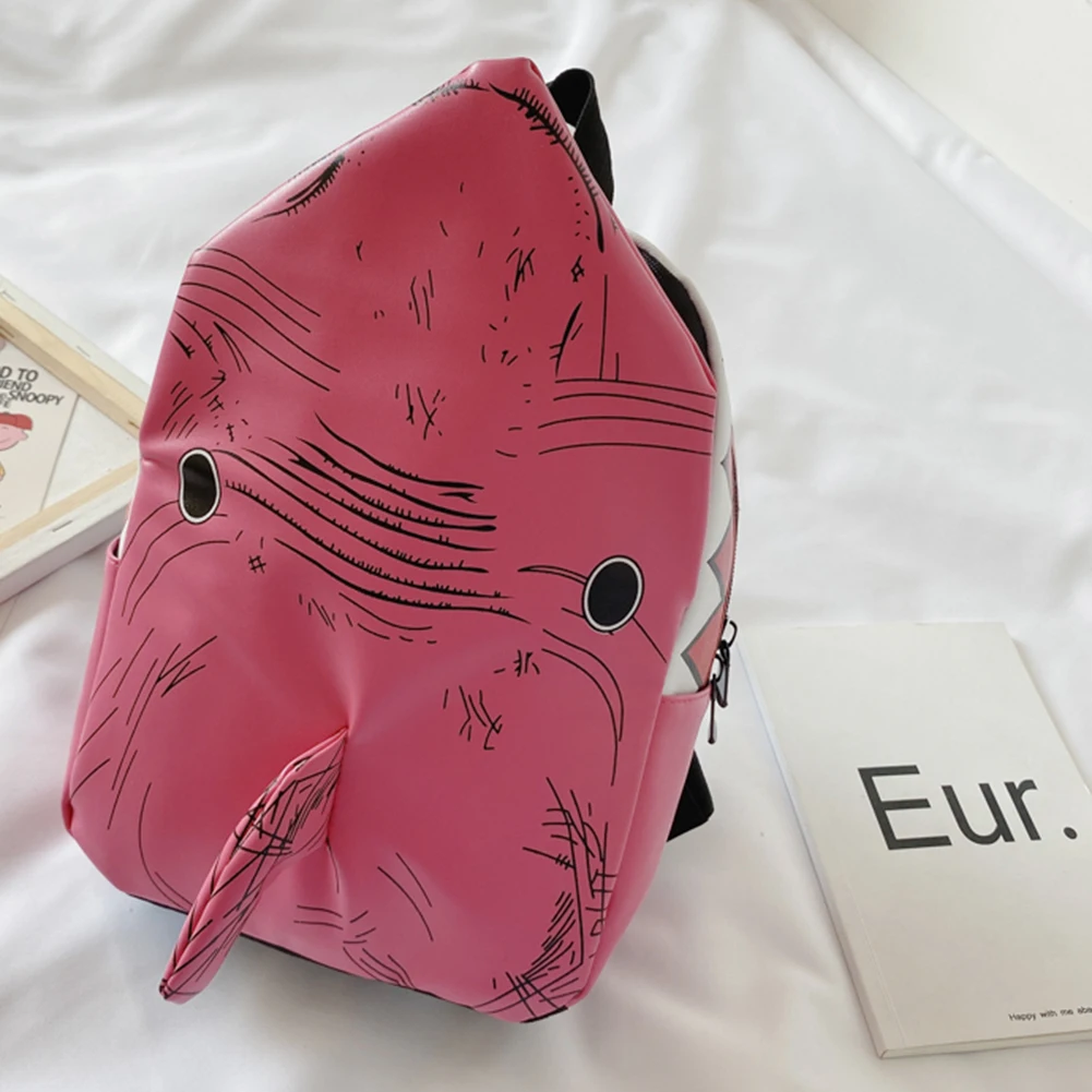 Изящный Детский рюкзак из искусственной кожи с классической текстурой