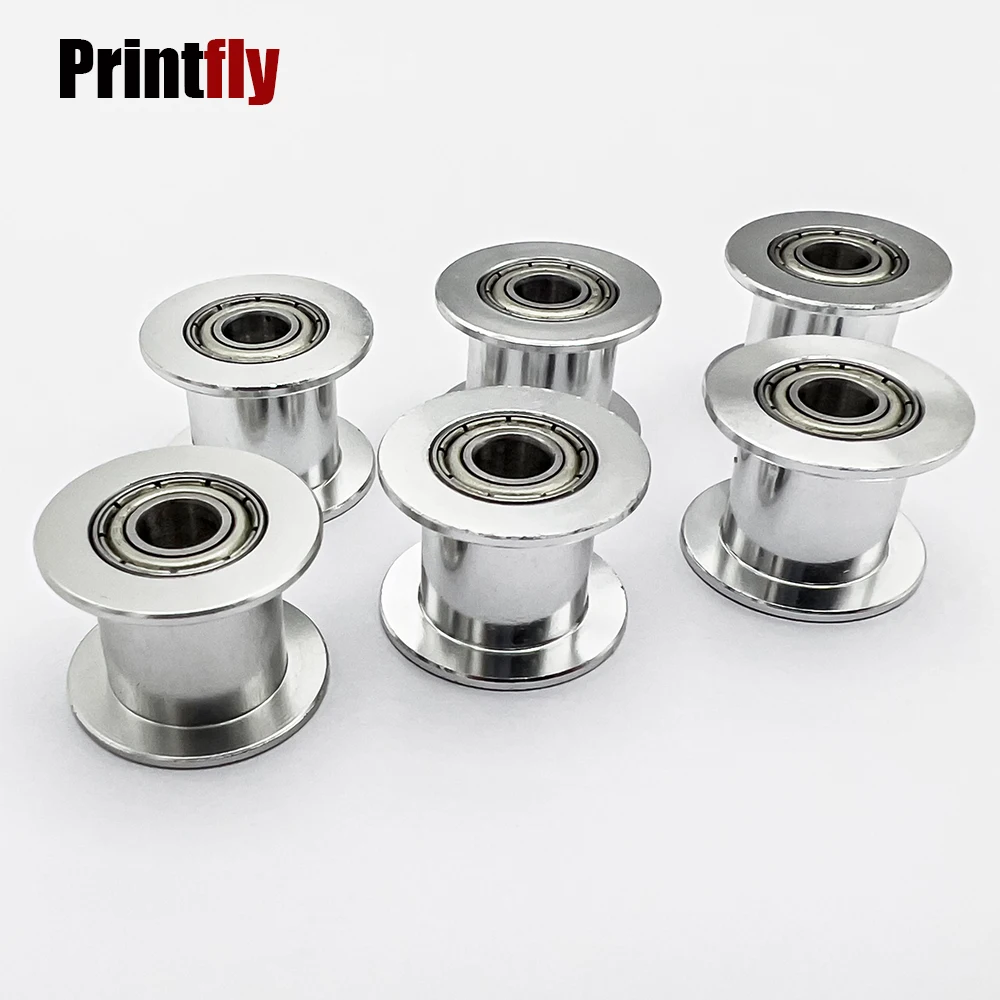 Printfly 2GT 20 Teeth Synchronous Wheel Idler Pulley Bore 3mm 4mm 5mm 6mm 8mm with Bearing for GT2 Timing Belt Width 10MM images - 6