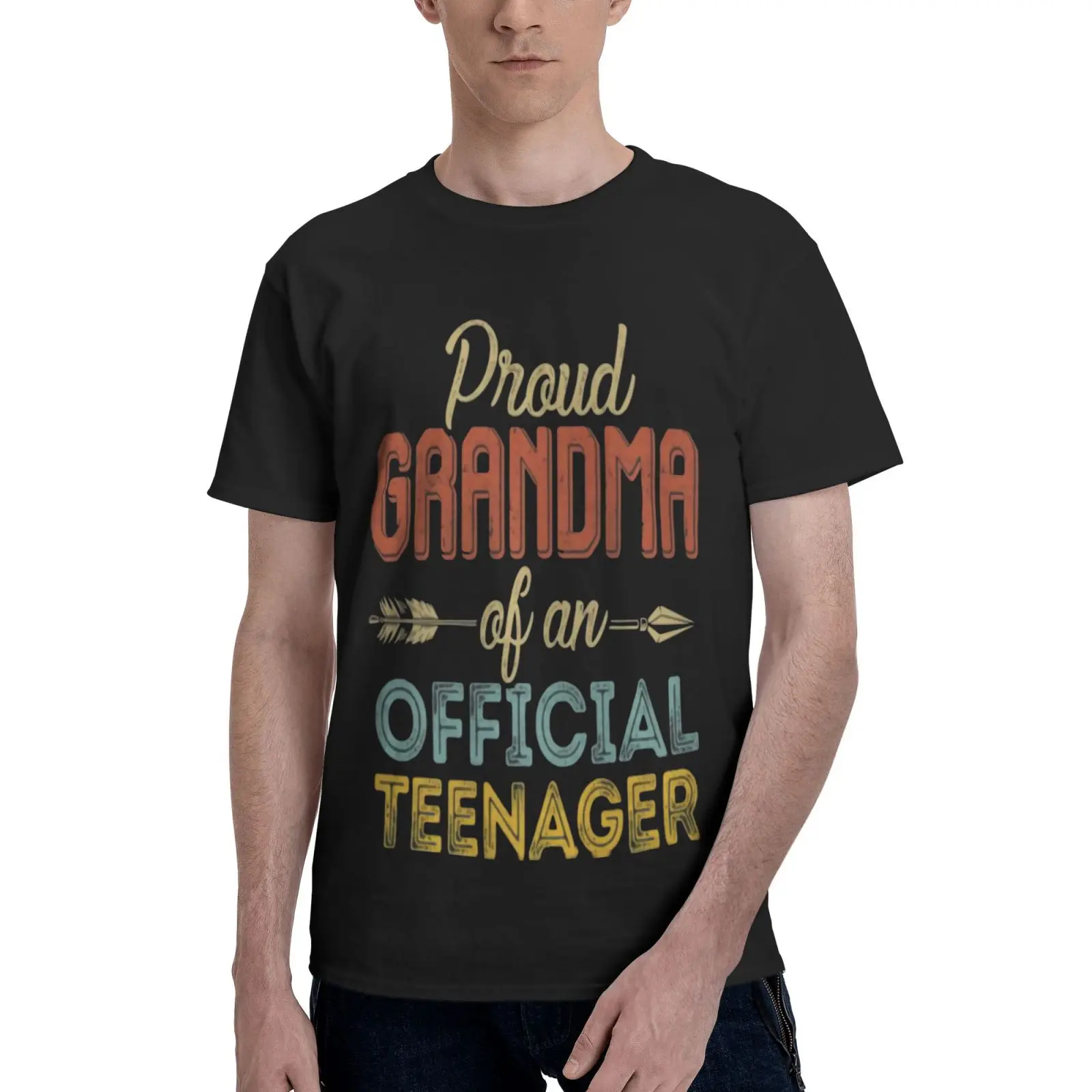 

Proud Grandma Of Teenager 13Th Birthday Oversized T-Shirt Blouse Top Anime T-Shirt Anime Clothes Top T-Shirts Oversized T Shirt