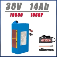 36v 14ah battery packs 18650 lithium ion batteri for electric scooter ebike bicycle 10s5p xt60 42v 2a charger