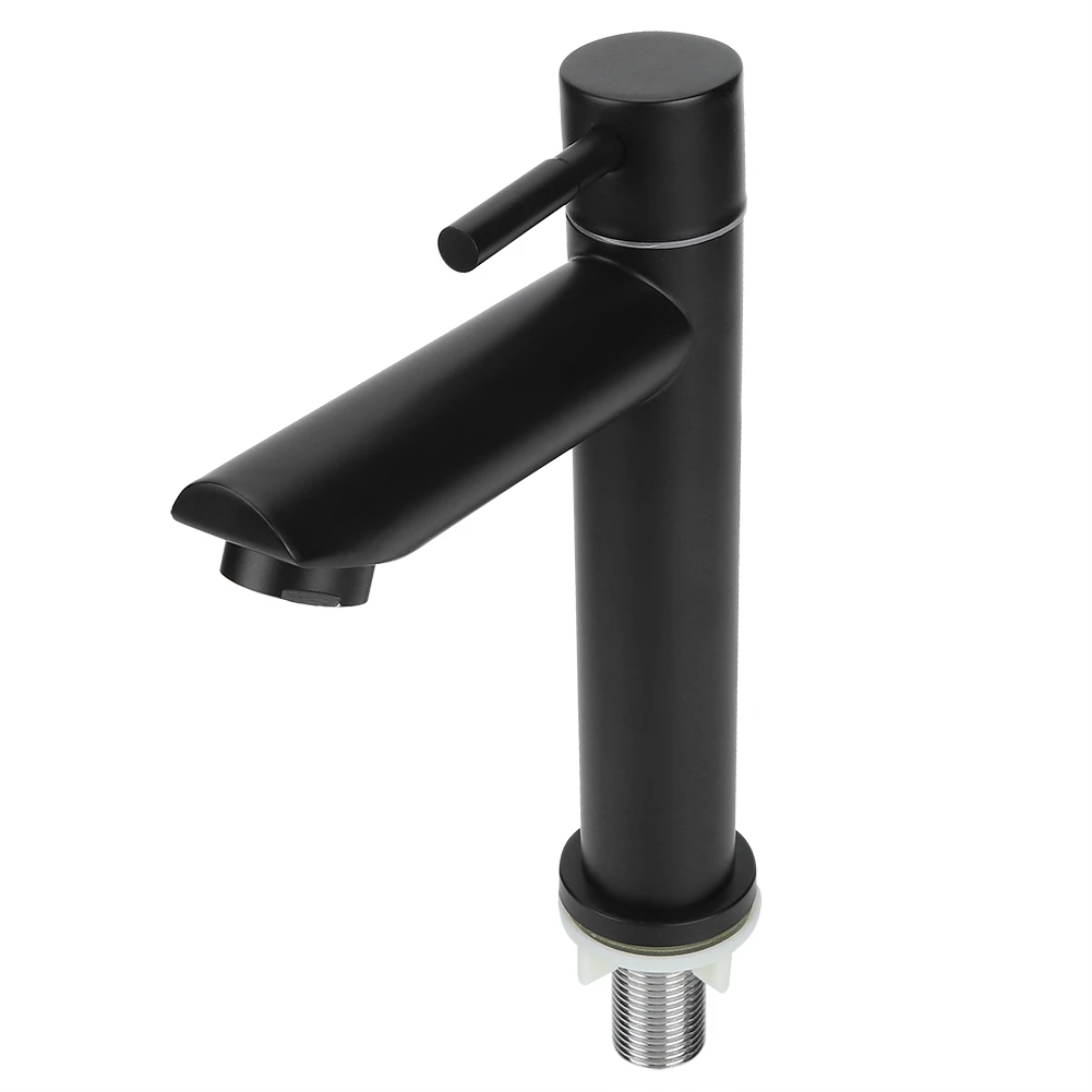 

G1/2in Stainless Steel Washbasin Single Cold Faucet Water Tap for Bathroom Toilet faucet water