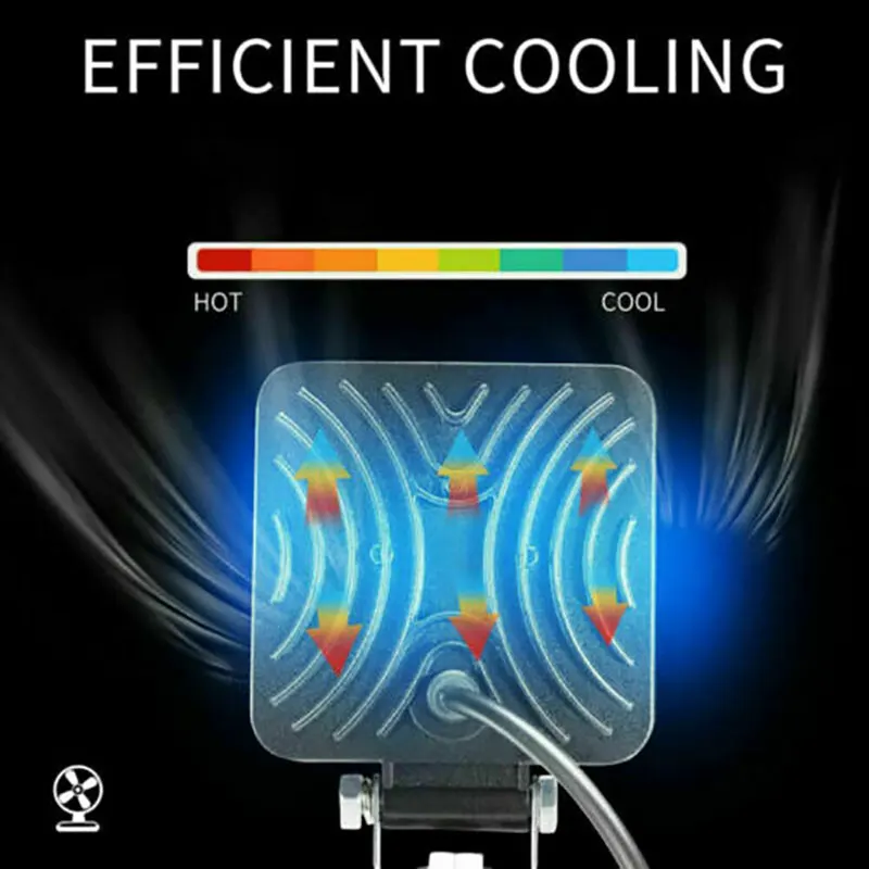 48 Вт 16 светодиодных рабочего света квадратный прожектор балка автомобильные