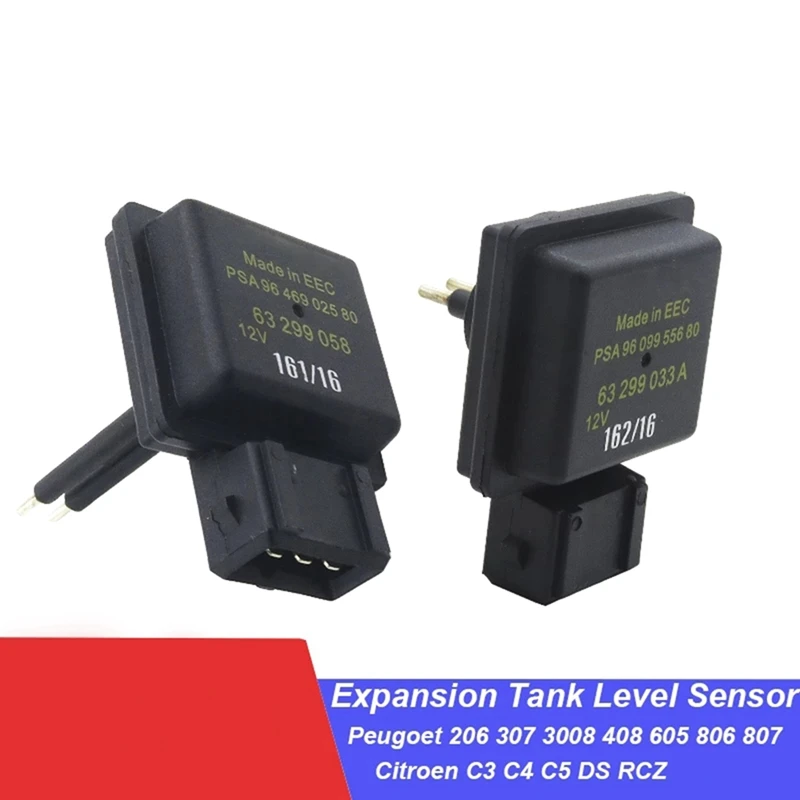 2X 1306F 0 Датчик уровня охлаждающей воды для Peugeot 207 3008 408 508 RCZ Citroen C3 C4 C5 DS длинный