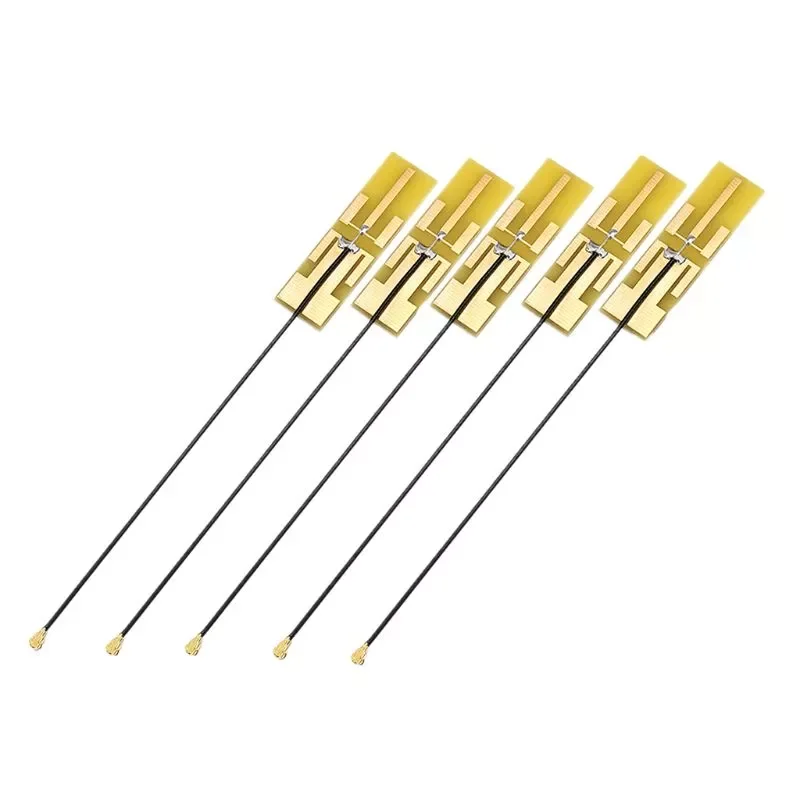 

OOTDTY 5 Pcs 2.4G/5.8G Dual Band Antenna 8DBI High Gain Internal PCB Aerial for WiFi Router WiFi Antenna