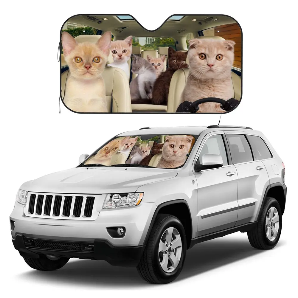 Британский короткошерстной внутренний козырек от солнца на лобовое стекло