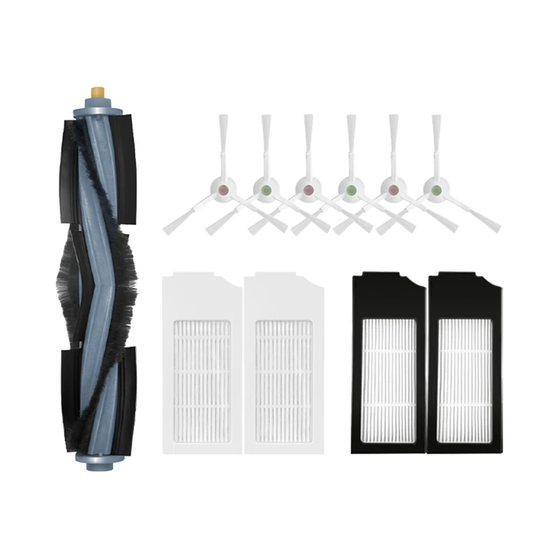 

Main Brush, Side Brush Filter Accessories Replacement For Ecovacs Deebot T10 And Deebot X1 Series Robot Vacuum Cleaner