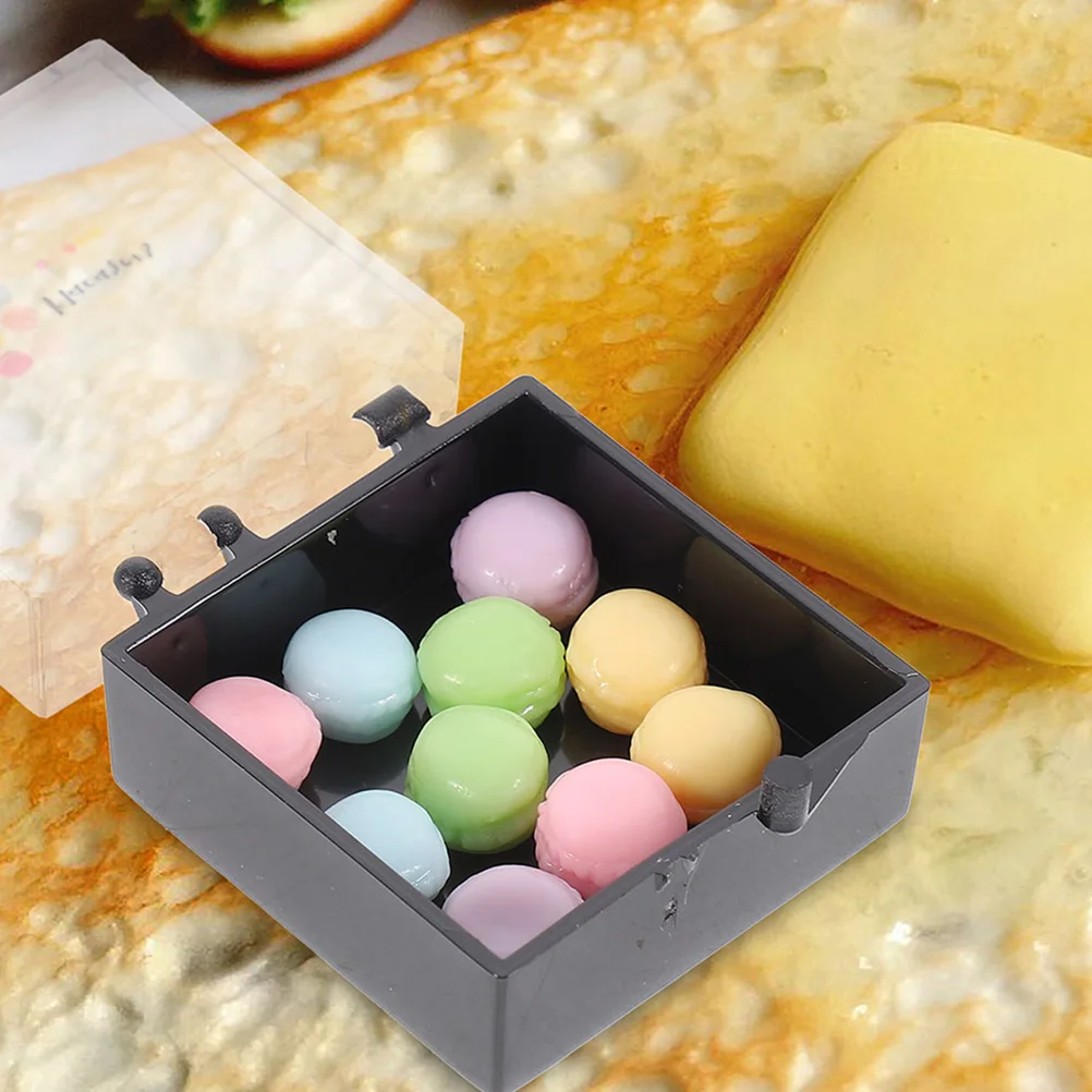 

Домашний аксессуар, мини-модель десерта, пищевой реквизит, Декор, миниатюрные макароны, поддельные крошечные