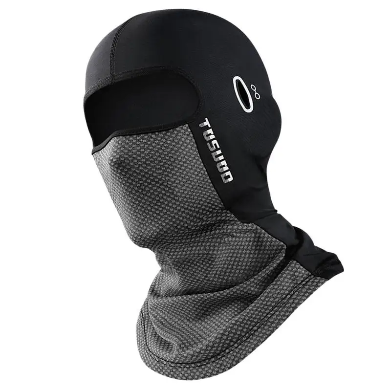 

Ice Silk Face Cover UV Protection Neck Gaiter Cooling Face Coverings With Brim For Outdoor Cycling Fishing Hunting