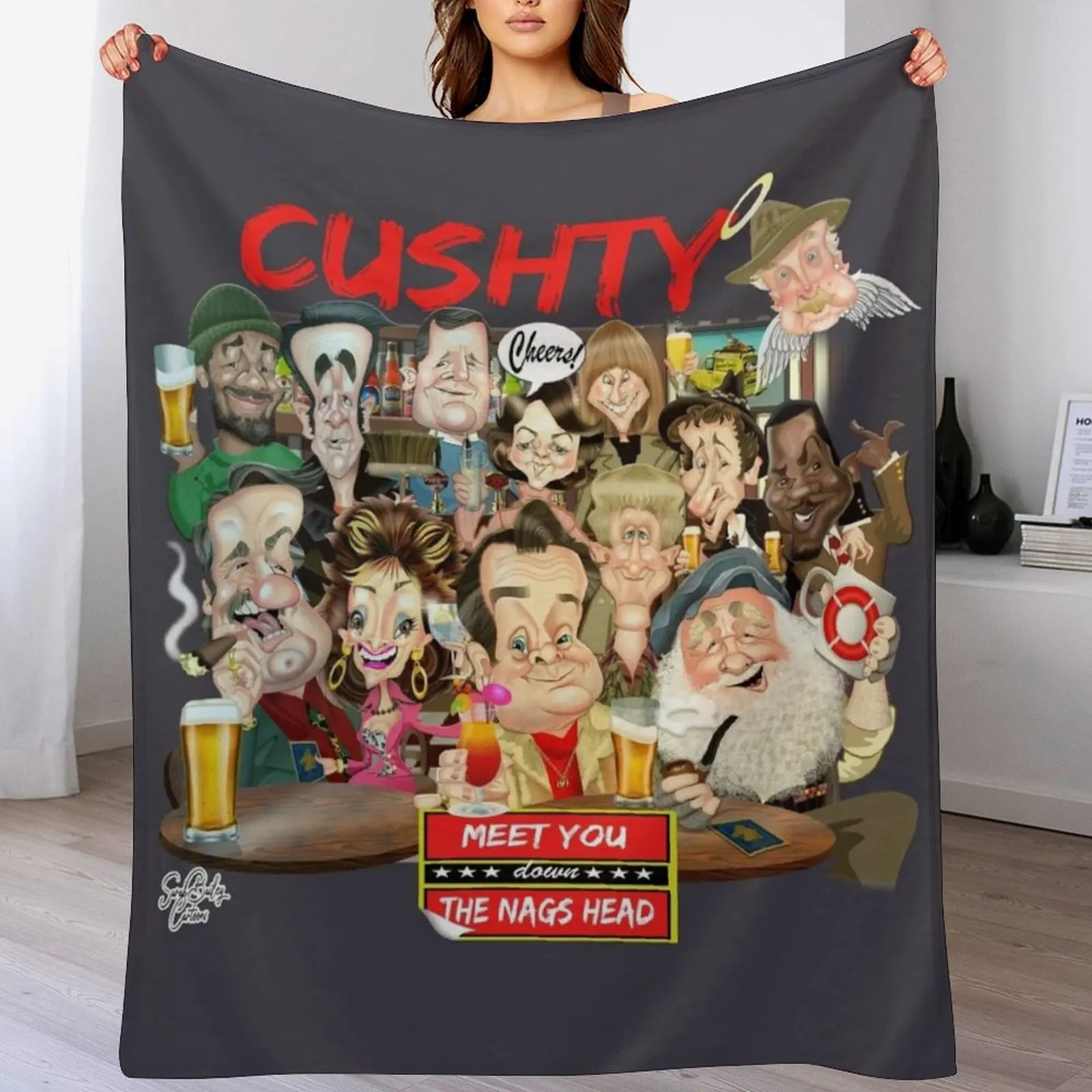 Коллективное одеяло Down the Nags Head одеяла для диванов фланелевые мягкие плюшевые